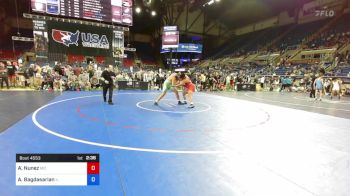 220 lbs Cons 32 #2 - Alexander Nunez, Missouri vs Austin Bagdasarian, Illinois