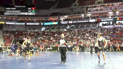 3A-144 lbs Quarterfinal - Justis Jesuroga, Southeast Polk vs Airic Conn, Dowling Catholic