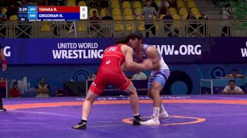 65 kg 1/4 Final - Riku Tanaka, Japan vs Narek Grigorian, Armenia