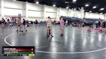 285 lbs Round 4 (6 Team) - Dusty Miller, Indiana Smackdown Gold vs Teagan Dybevik, Iowa Hawks