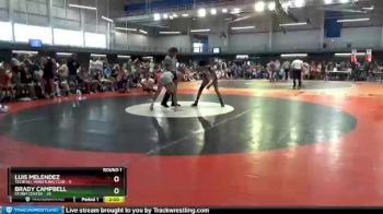 152 lbs Round 1 (6 Team) - Luis Melendez, Techfall Wrestling Club vs Brady Campbell, Storm Center