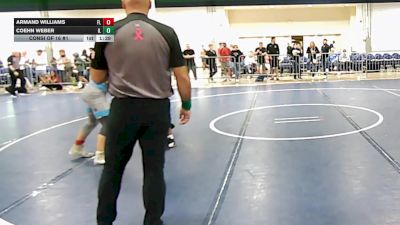 150 lbs Consi Of 16 #1 - Armand Williams, FL vs Coehn Weber, IL