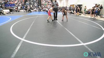 73 lbs Quarterfinal - Niko Proctor, Henryetta Knights Wrestling Club vs Tsu-tli Christie-Vangen, Fort Gibson Youth Wrestling