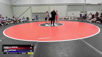 190 lbs Round 1 (6 Team) - Isabella Renfro, Missouri vs Amie Hartman, Idaho