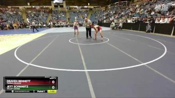 5A - 126 lbs Cons. Round 2 - Jett Schwartz, Valley Center vs Draven Bennett, Topeka-Seaman