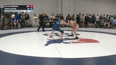 60 kg Cons. Rd Of 128 - Dylan Anderson, Hyperbolic Wrestling vs David Cotleur, Seasons Freestyle Club