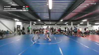 96 lbs Round 3 (6 Team) - CJ Flores, Wrecking Crew Black vs Matthew Fleming, The Compound