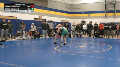 145 lbs Consy 1 - Paul Cerminaro, North Hills vs Brock Dennison, South Fayette