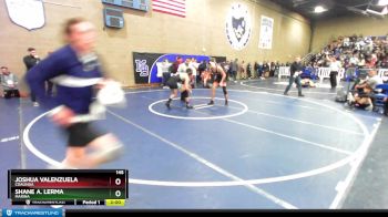145 lbs Champ. Round 1 - Joshua Valenzuela, Coalinga vs Shane A. Lerma, Marina