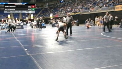 105 lbs Consy 1 - Axel Martin, Pine Grove vs Nico Vaglia, Kiski Area