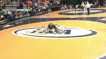 1A 144 lbs Cons. Semi - Arrison Bauer, Lena (L.-Winslow) vs Brandon Green Jr., Roxana