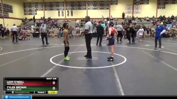 80 lbs Round 3 - Tyler Brown, Orchard South vs Liam O`Neill, Virginia Patriots