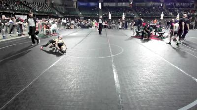 60 lbs Consi Of 4 - Myles Miller, Wrecking Crew Wrestling Academy vs Emerson Lai, Orchard South WC