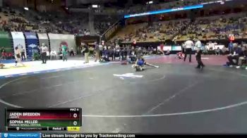 105 lbs Champ. Round 1 - Jaden Breeden, Liberty vs Sophia Miller, Francis Howell Central