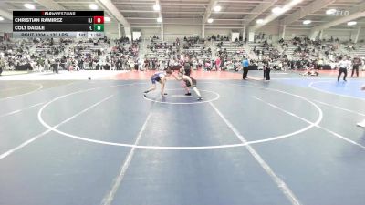 120 lbs Round Of 64 - Christian Ramirez, NJ vs Colt Daigle, FL