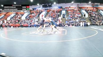 285 lbs Quarterfinals (8 Team) - Gradyn Whelan, Clinton vs Walker Borchers, Roscommon