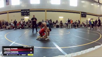 126 lbs Cons. Round 3 - Dominic Sumner, Unattached vs Lincoln Parsons, Greenfield Wrestling Club