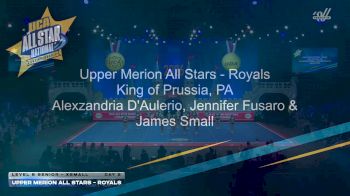Upper Merion All Stars - Royals [2026 L6 Senior - XSmall Day 2] 2026 UCA & UDA All Star Nationals
