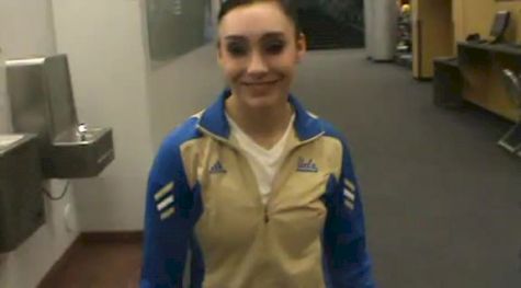 UCLA freshman Cassie Whitcomb fights through injury for her first college meet