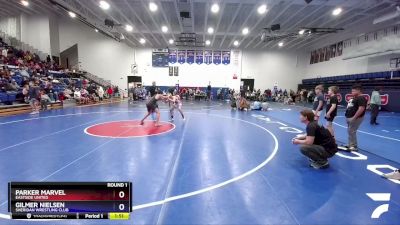 130-136 lbs Round 1 - Parker Marvel, Eastside United vs Gilmer Nielsen, Sheridan Wrestling Club