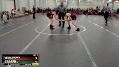 126 lbs Round 2 (8 Team) - Mason Whitney, Mat Assassins vs Angelo Hill, Mat Assassins Red