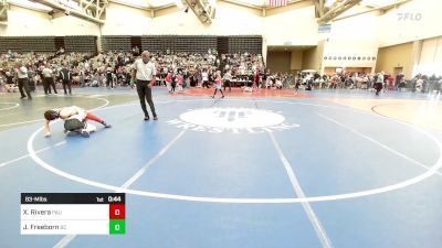 83-M lbs Round Of 16 - Xavier Rivera, Paulsboro vs Jaxson Freeborn, Berks Catholic