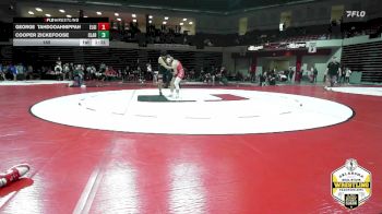 165 lbs Semifinals (8 Team) - Cooper Zickefoose, CLAREMORE vs George Tahdooahnippah, ELGIN