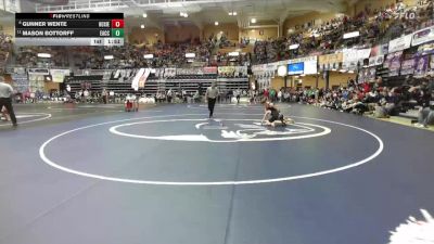 106 lbs Champ. Round 1 - Mason Bottorff, Effingham-Atchison Co Community Hs vs Gunner Wente, Hoxie Hs