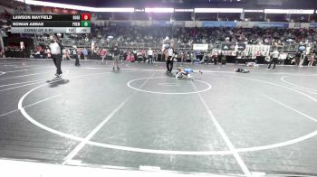 55 lbs Consi Of 8 #1 - Lawson Mayfield, Rogersville WC vs Rowan Abbas, Premier