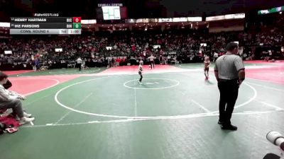 58 lbs Cons. Round 4 - Henry Hartman, BUC2 vs Ike Parsons, DONA