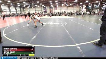 96 lbs Rd# 4- 2:00pm Friday Final Pool - Carlo Contino, Cali Red vs Bryce Boyer, PA Silver
