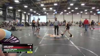 100 lbs Round 5 (6 Team) - Mason Carlson, Sanderson W.A. vs Jake Adams, Nauman Red