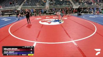 82 lbs 3rd Place Match - Kelland Spears, Team Braves Wrestling Club vs Mack Grant, Douglas Wrestling Club