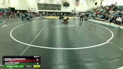 165 lbs Round 3 (10 Team) - Clayton Zahm, Cheyenne East vs Kennin Cunningham, Rock Springs