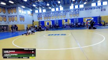 106 lbs Champ. Round 1 - Gabe Ramos, Buchholz vs Logan Shapiro, Cypress Bay