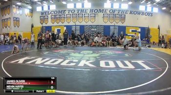 126 lbs Quarters & Wb (16 Team) - James Oliver, Panhandle Gator Dogs vs Nevin Hayes, Funky Monkey