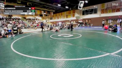 82 lbs Quarterfinal - Aj Gonzalez, Monster Garage vs Paxton Marchesson, MTC - MANTANONA TRAINING CENTE