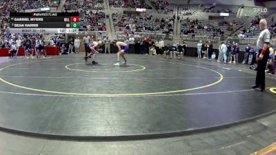 126 lbs Champ. Round 1 - Gabriel Myers, Bellmont (IN) vs Sean Harris, New Haven