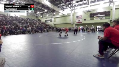 190 lbs Champ. Round 1 - Gabriel Alvarado, MONROE vs Jaden Zelaya, PANORAMA