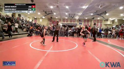 67 lbs Rr Rnd 4 - Bryar Burch, Sperry Wrestling Club vs Haidyn Kelly, Wyandotte Youth Wrestling