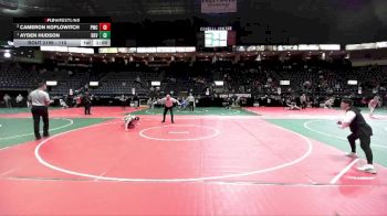 110 lbs 1st Place Match - Ayden Hudson, BKV1 vs Cameron Koflowitch, PWCA
