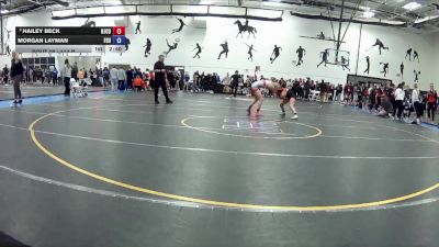 117 B Champ. Round 1 - Hailey Beck, New Jersey City University vs Morgan Layman, Frostburg State University