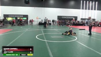 108 lbs 3rd Place Match - Colt Clark, MVIL vs D`Mari Campbell, FIRE