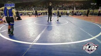 55 lbs Round Of 32 - Wyatt Hackney, Derby Wrestling Club vs Garrett Doyle, Cowboy Wrestling Club