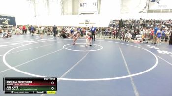 145 lbs Champ. Round 1 - Joshua Nystoriak, Shaker Youth Wrestling vs Ari Kaye, Long Beach Gladiators Wrestling