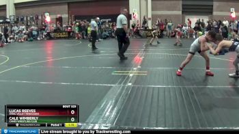 91 lbs Quarterfinal - Lucas Reeves, Steel Valley Renegades vs Cale Wimberly, Canes Wrestling Club