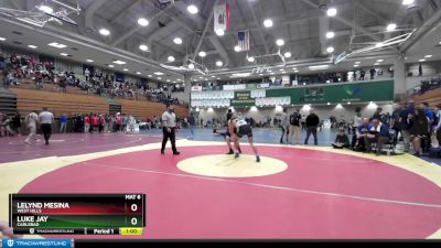 150 lbs Cons. Round 2 - Luke Jay, Carlsbad vs Lelynd Mesina, West Hills