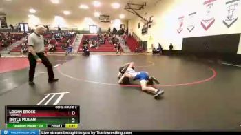 152 lbs Cons. Round 2 - Logan Brock, Tonasket vs Bryce Mogan, Manson