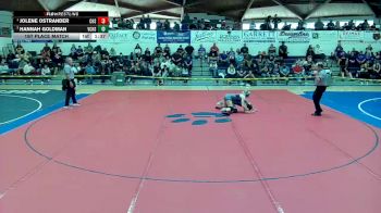 107 lbs 1st Place Match - Jolene Ostrander, Coolidge High School vs Hannah Goldman, Valley Christian High School