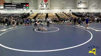 110 lbs Cons. Round 4 - Lorenzo Calle, Long Beach Gladiators Wrestling vs Aaliyah Pigeon, Shaker Youth Wrestling